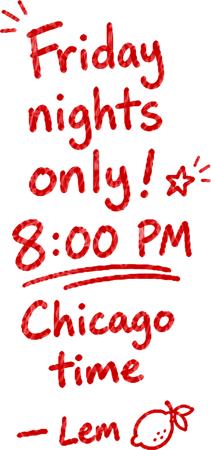 Lem's handwriting message