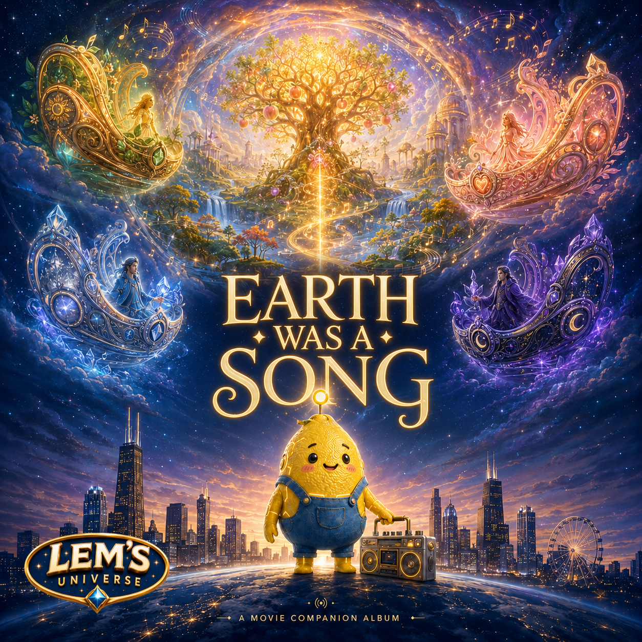 Earth Was a Song companion album artwork for Lem’s Universe