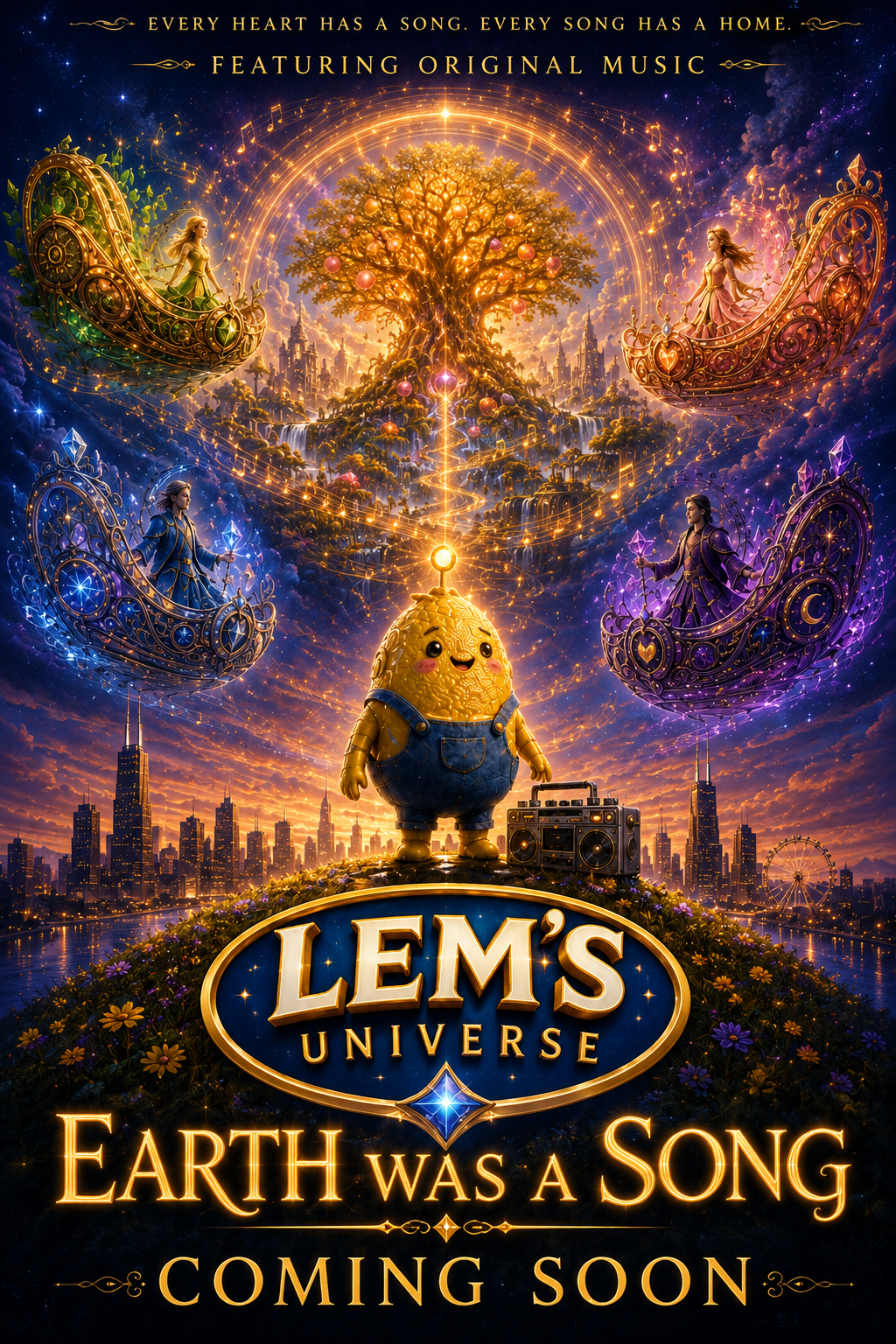 Earth Was a Song movie poster for Lem’s Universe