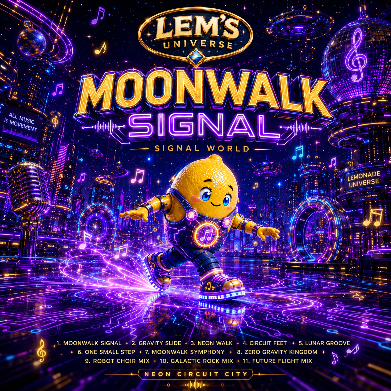 Lem's Universe: The Moonwalk album art