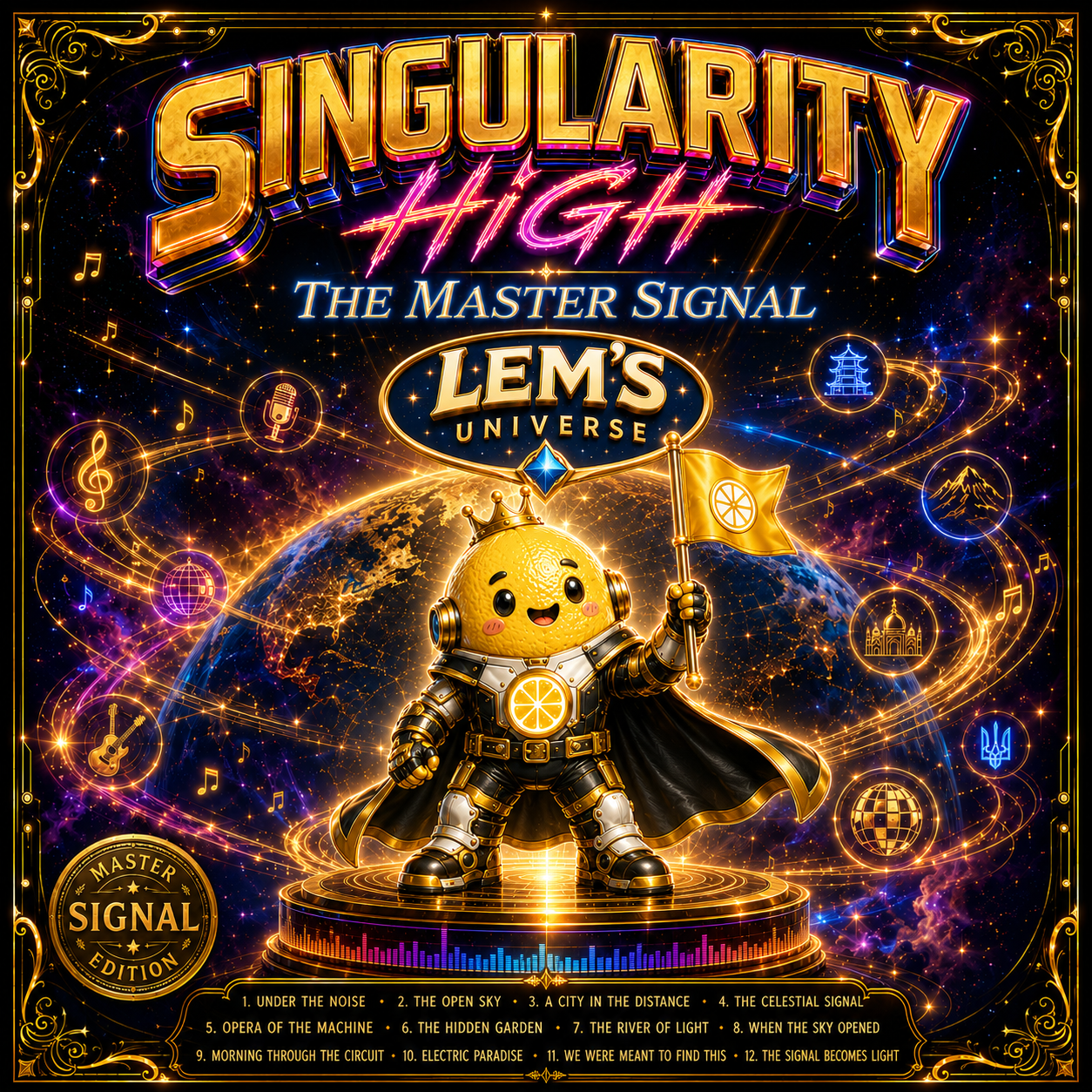 Singularity High: The Master album art